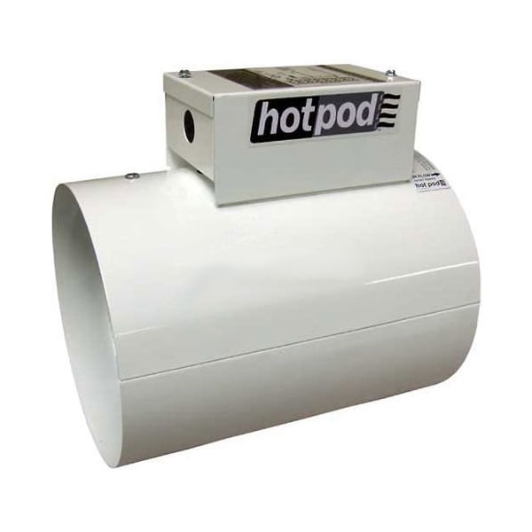 Tpi Hotpod 8 Diameter Inlet Duct Mounted Heater Hardwired, 1440/720W